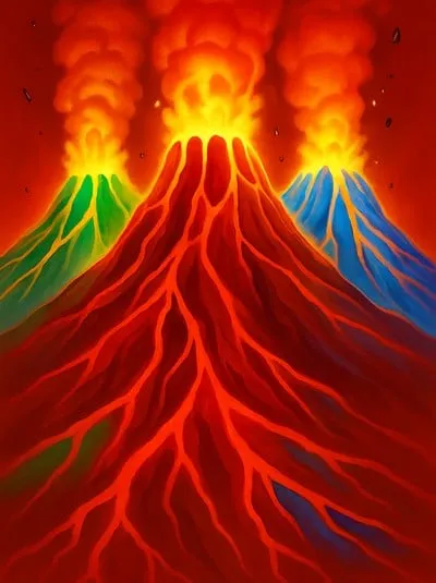 3 Coin Volcanoes